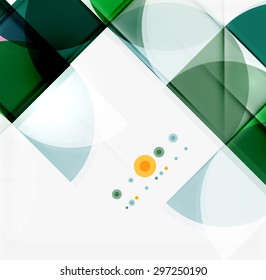 Semicircle triangle pattern. Abstract mosaic background, online presentation website element or mobile app cover 