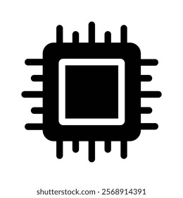 Semiconductor chip used in computers and electronic devices