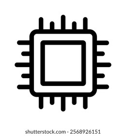 Semiconductor chip used in computers and electronic devices