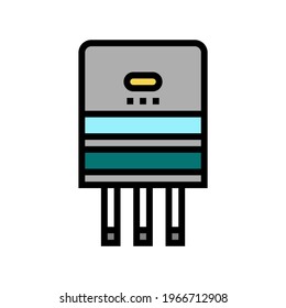 semiconductor production color icon vector. semiconductor production sign. isolated symbol illustration