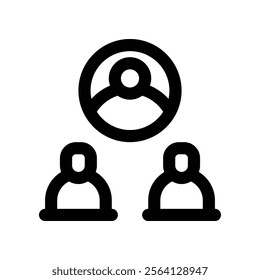 seminar icon. vector line icon for your website, mobile, presentation, and logo design.