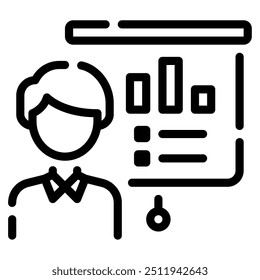 Seminar icon for web, app, infographic, etc