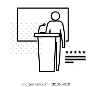 Seminar Presentation Session - Icon as EPS 10 File
