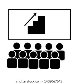 Seminar, training, job icon. Element of businessman icon. Premium quality graphic design icon. Signs and symbols collection icon for websites, web design, mobile app