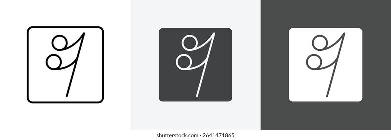 semiquaver note icon set vector art