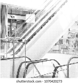 Semitone of architectural forms