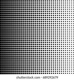 Semitone. The Transition From Squares To Ovals. Vector
