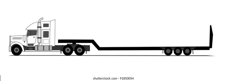 Semitrailer truck