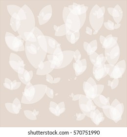 Semi-Transparent Flower Petals Background