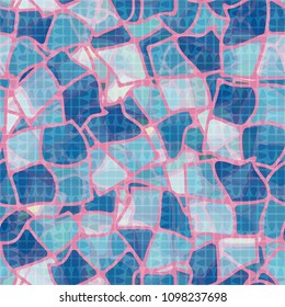 Semitransparent network. Marble texture. Chaotic paints. Camouflage for nuts. Seamless. Editable.