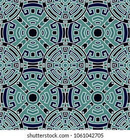 Semless background. Abstract color ethnic background with folk motifs for print or paper. Seamless color background with ethnic motifs for your design. Vector texture.