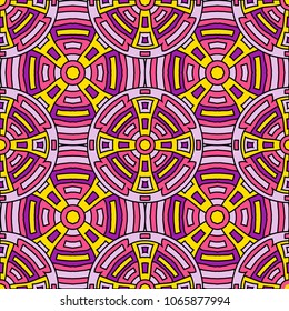 Semless background. Abstract colorful background with north american motifs for print or paper. Seamless color background with ethnic motifs for your design. Vector texture.