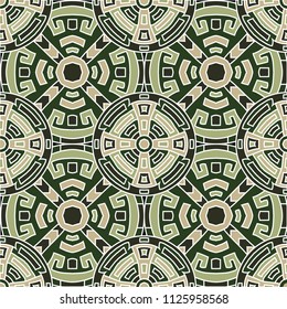 Semless background. Abstract colorful background with north american motifs for cover or textile. Seamless color background with ethnic motifs for your design. Vector texture.