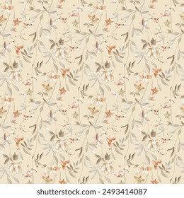 semless floral pattern with texured backgrund desing. Illustration of seamless floral pattern,abstract seamless geometries pattern.