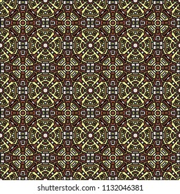 Semless pattern. Abstract colorful background with north american motifs for banner or print. Seamless color background with ethnic motifs for your design. Vector texture.