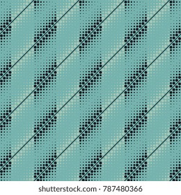 Semless pattern with abstract ornament