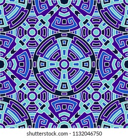Semless pattern. Trendy colorful background with north american motifs for print or paper. Seamless color background with ethnic motifs for your design. Vector texture.
