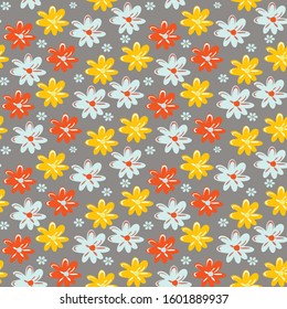 semless small vector design pattern  on    background