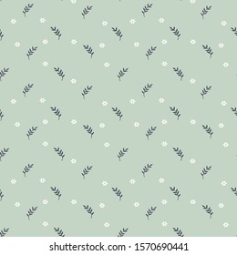 semless small vector flower design pattern  on  background