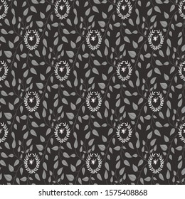 semless small vector flower design pattern  on   background