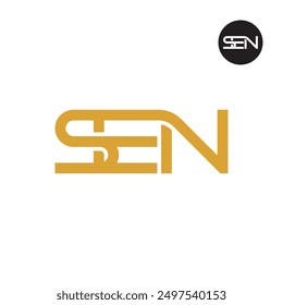 SEN Logo Letter Monogram Design