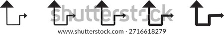 Send back icon Symbol concept for web design. Send back icons in black stroke designs