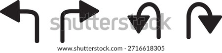 Send back icon Symbol concept for web design. Send back icons in black stroke designs