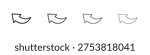 Send back icon Vector Pictogram for Web and App in Outline Style