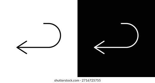Vector blanco y negro, conjunto de iconos de línea.