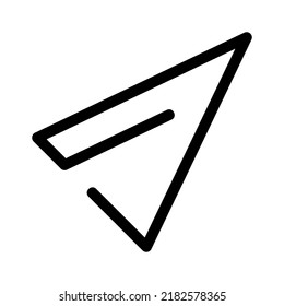 send button icon or logo isolated sign symbol vector illustration - high quality black style vector icons
