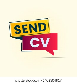 enviar cliente de etiqueta de plantilla de banner cv