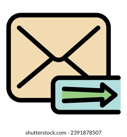 Enviar vector de contorno de icono de cv-e. Puesto de equipo. Color plano de entrevista de Office