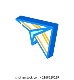 send email campaign isometric icon vector. send email campaign sign. isolated symbol illustration