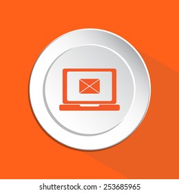 send email envelope in a laptop