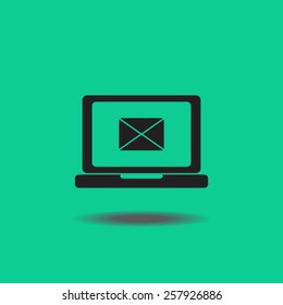 send email envelope in a laptop