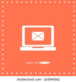 send email envelope in a laptop