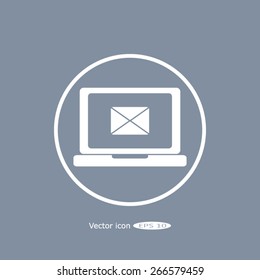 send email envelope in a laptop