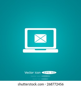 send email envelope in a laptop
