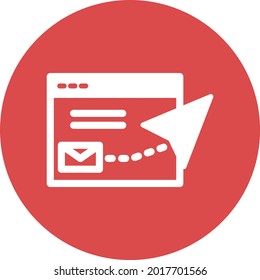 Send email Vector icon that can easily modify or edit

