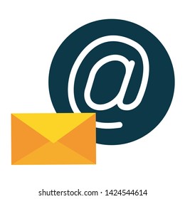 send email web envelope media vector illustration