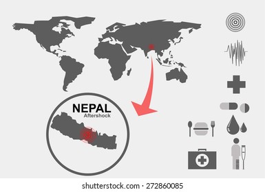 send emergency aid to Nepal.Nepal earthquake.Elements of this image furnished by NASA