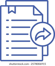 Send File vector icon. Can be used for printing, mobile and web applications.