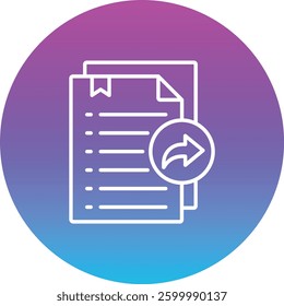 Send File vector icon. Can be used for printing, mobile and web applications.
