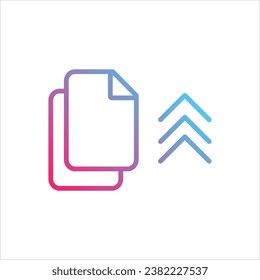  send fileicon with white background vector