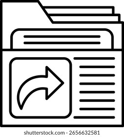 Send Filled Style Icon Design