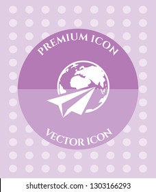 Send Global Mail Icon for Web, Applications, Software & Graphic Designs.