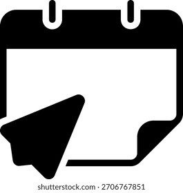 send glyph icon illustration vector