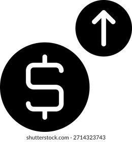 Symbolgrafik senden, Vektorgrafik