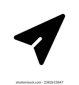send glyph icon logo for website, application, printing, document, poster design, etc, Suitable for web Design,Logo,App