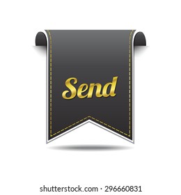 Send golden Vector Icon Design